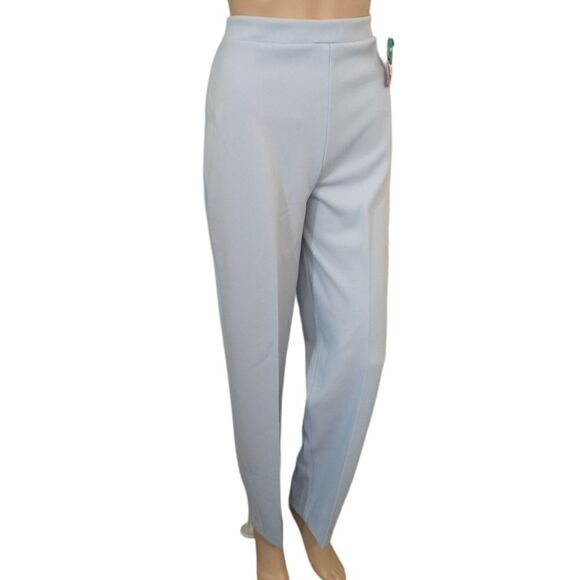 Cape Cod Match Mates Pants NOS Pale Blue Knit Vtg 70s Sz 10 Costume Theater Prop - Picture 9 of 16